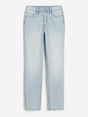 H&M Light Blue Straight Leg Jeans